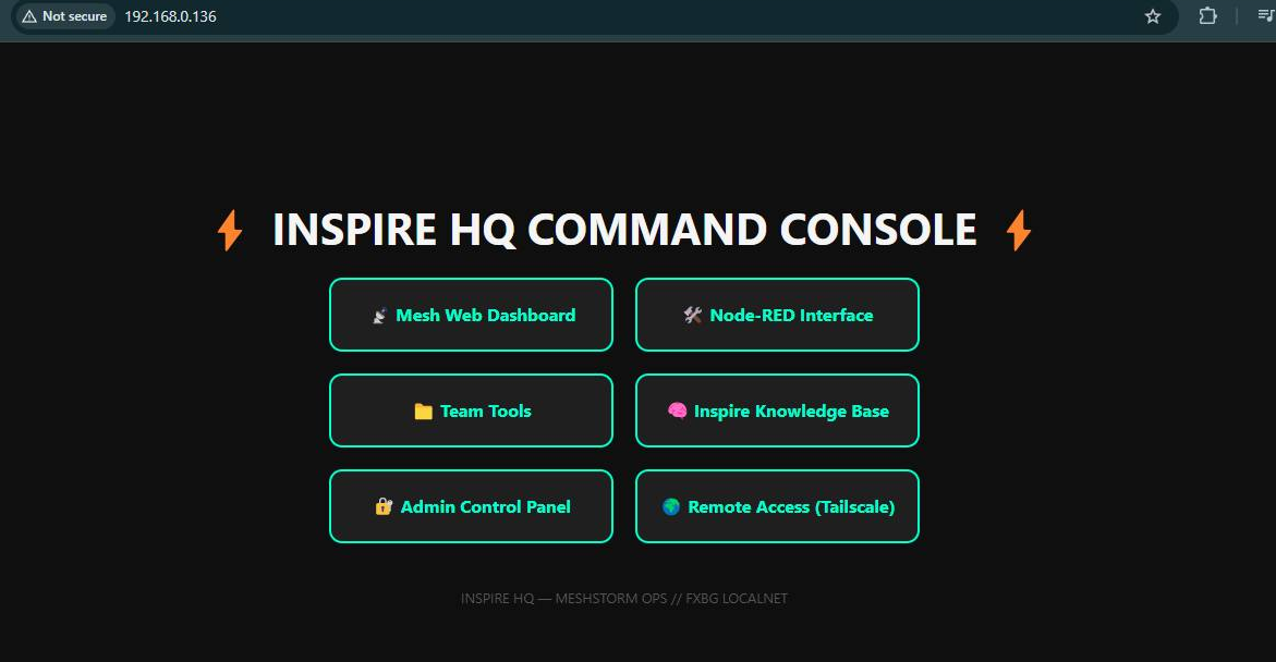 Hosted dashboard on BLACKBOX 200