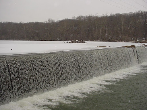 Embrey Dam on the Rappahannock River prior to it's destruction by the Army Corps of Engineers